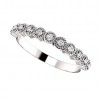 0.22 ct Ladies Round Cut Diamond Wedding Band