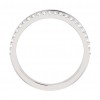 0.55 ct Ladies Round Cut Diamond Wedding Criss-Cross Band