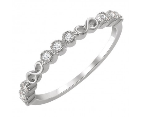 0.36 ct Ladies Round Cut Diamond Anniversary Band