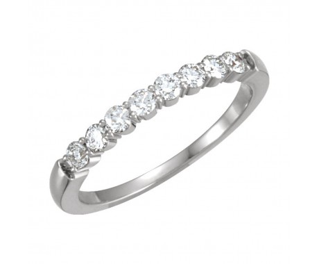 0.80 ct Ladies Round Cut Diamond Wedding Band