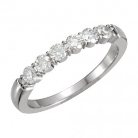 0.60 ct Ladies Round Cut Diamond Wedding Band Ring