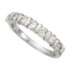 0.65 ct Ladies Round Cut Diamond 7 Stone Wedding Band