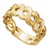 Ladies 14 Kt Yellow Gold Freeform Ring