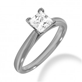 2.00 ct. Princess Cut Diamond Engagement Solitaire Ring