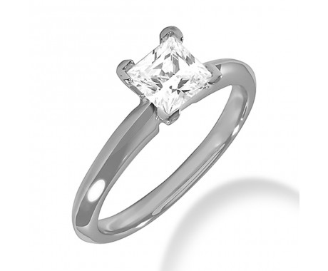 2.00 ct. Ladies Princess Cut Diamond  Engagement Solitaire Ring