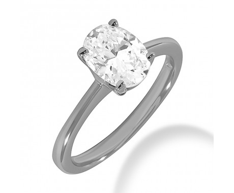 2.00 ct. Oval Cut Diamond Engagement Solitaire Ring