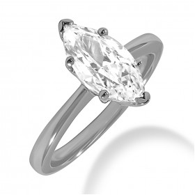 0.50 ct. Marquise Cut Diamond Engagement Solitaire Ring