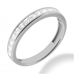 2.00 ct. Princess Cut Diamond Wedding Band in Channel Mounting