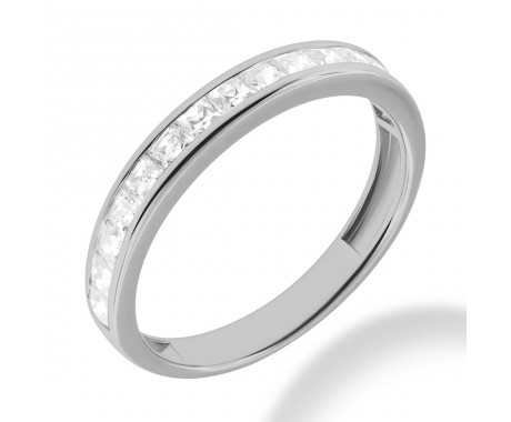 2.00 ct. Princess Cut Diamond Wedding Band in Channel Mounting